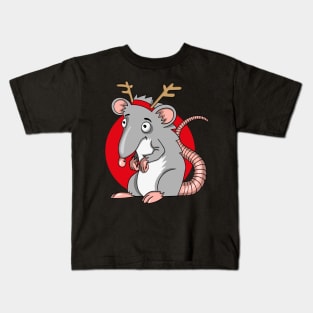 Christmas Rat Kids T-Shirt